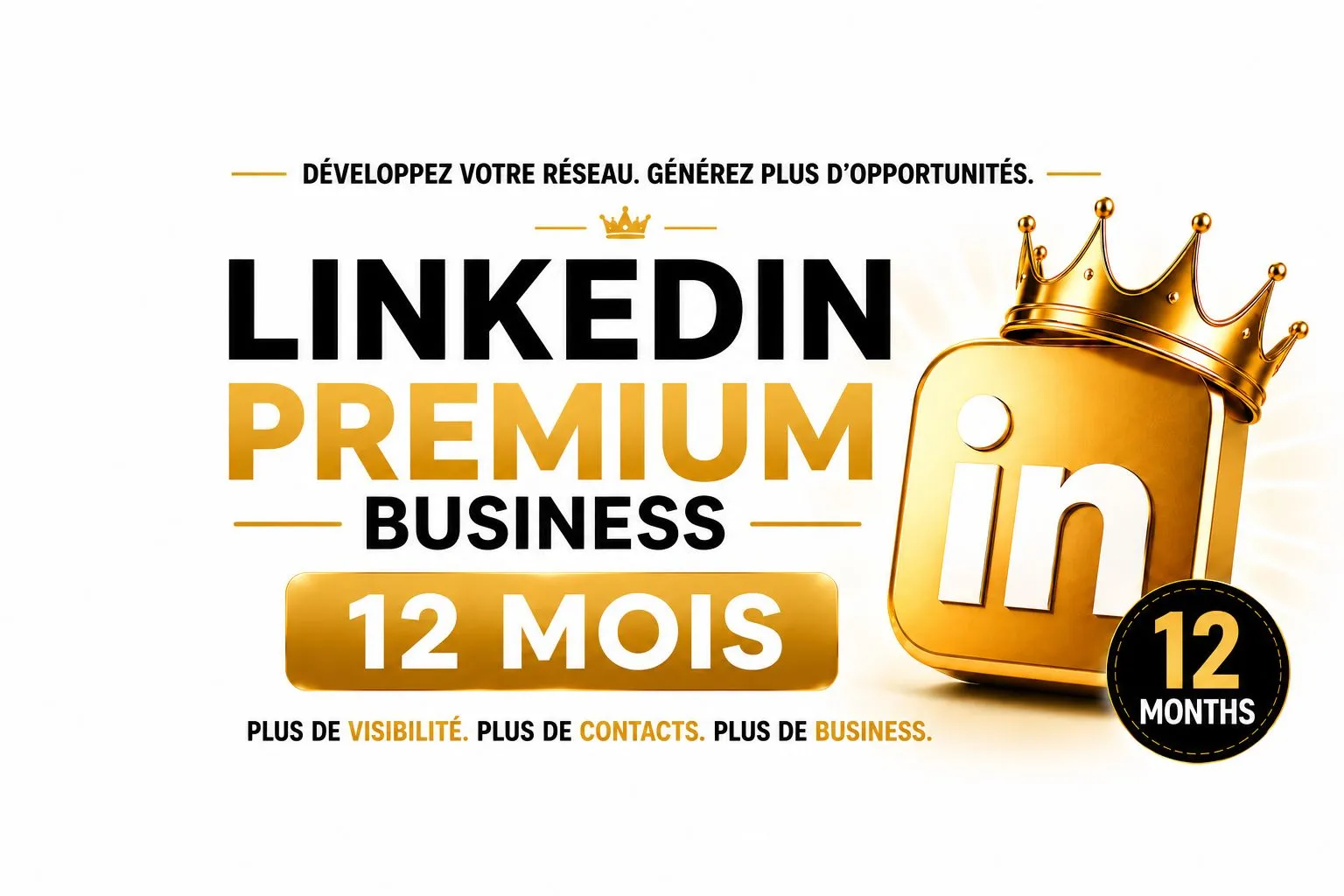 LinkedIn Premium Business — capture d'écran produit