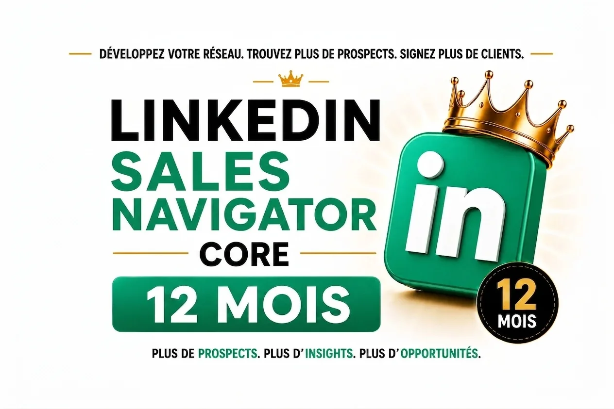 LinkedIn Sales Navigator Core — capture d'écran produit